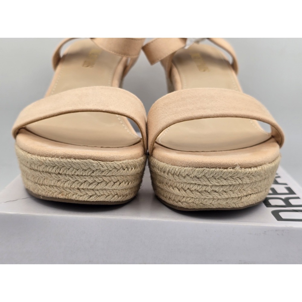 NIB Dream Pairs Women's Platform Wedge Sandal‎ - Color All Nude - Size 10 - Picture 2 of 12